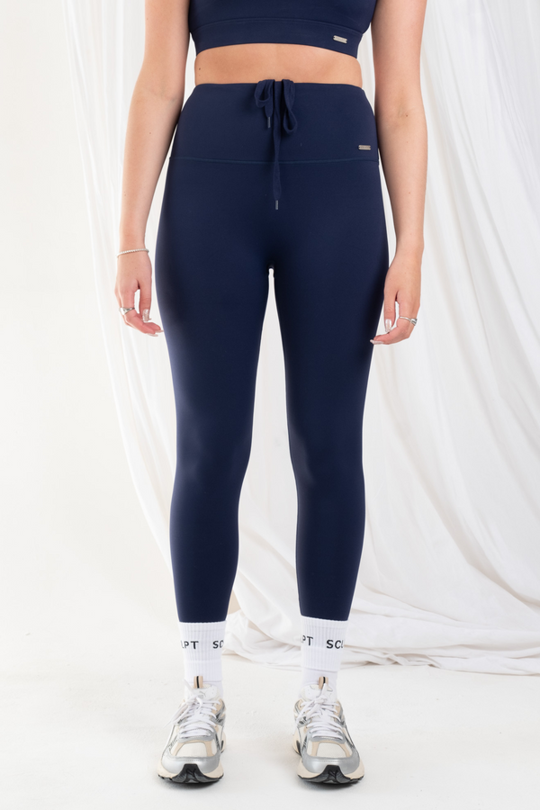 High Waisted Leggings Navy