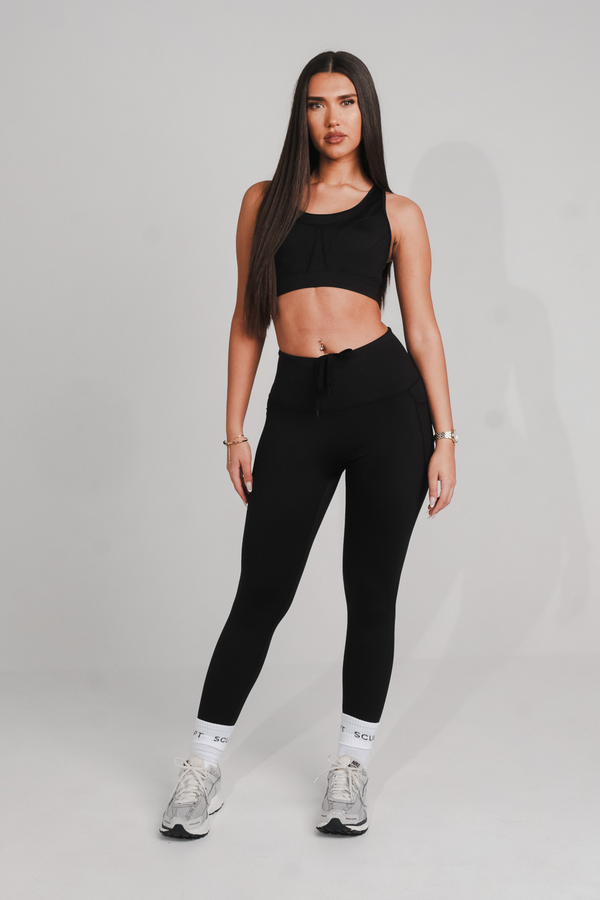 Performance High Waisted Leggings Black