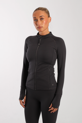 Reform Fitted Zip Through Jacket Shadow