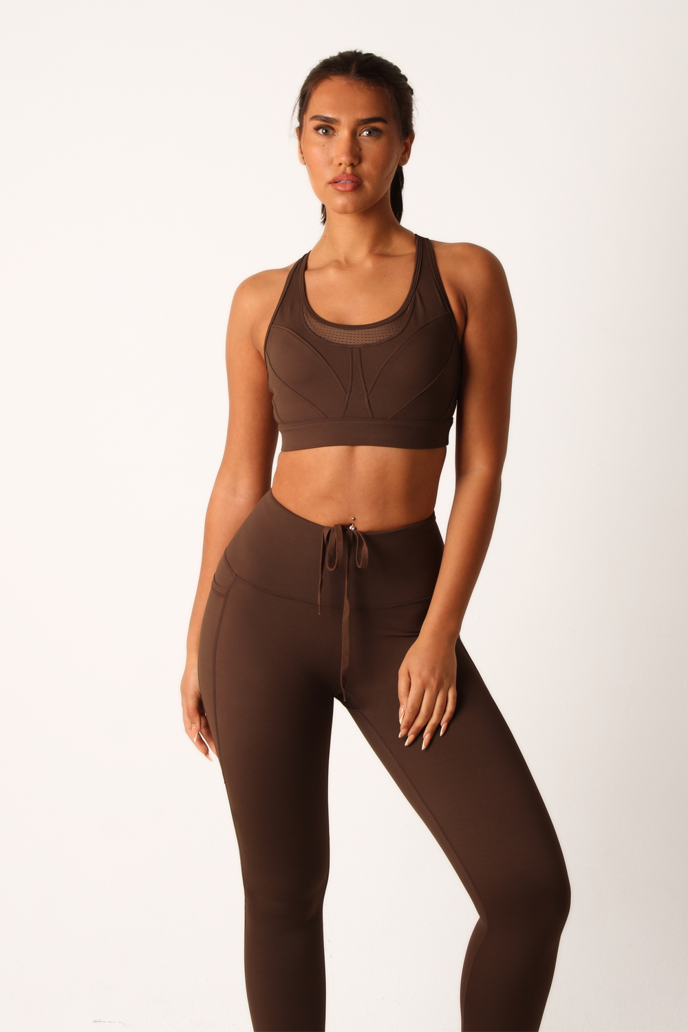 Performance Impact Sports Bra Impact Brown