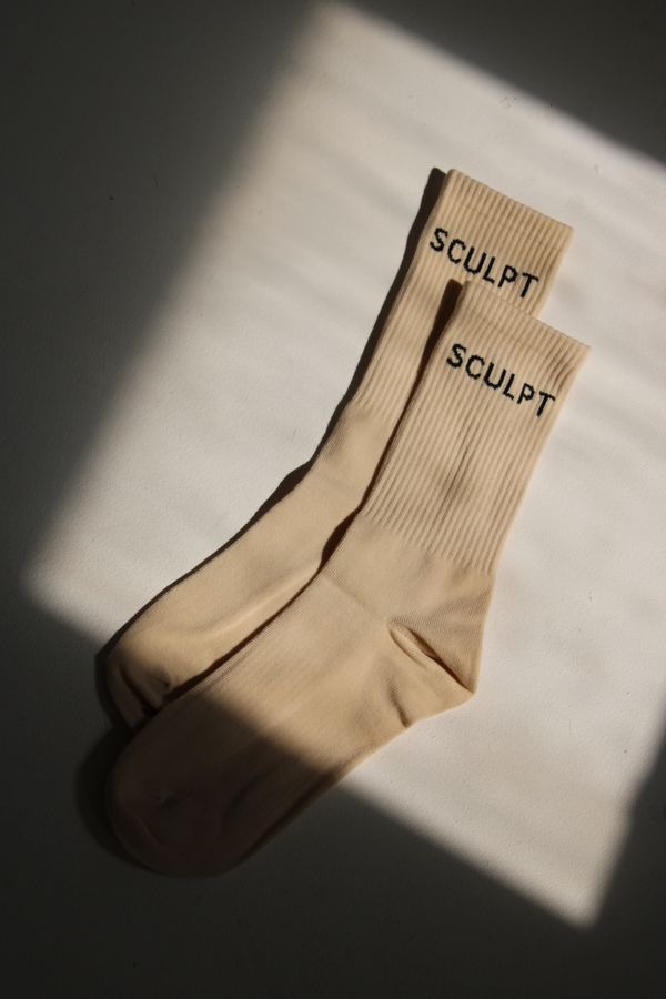 3 Pack Sculpt Socks Vanilla